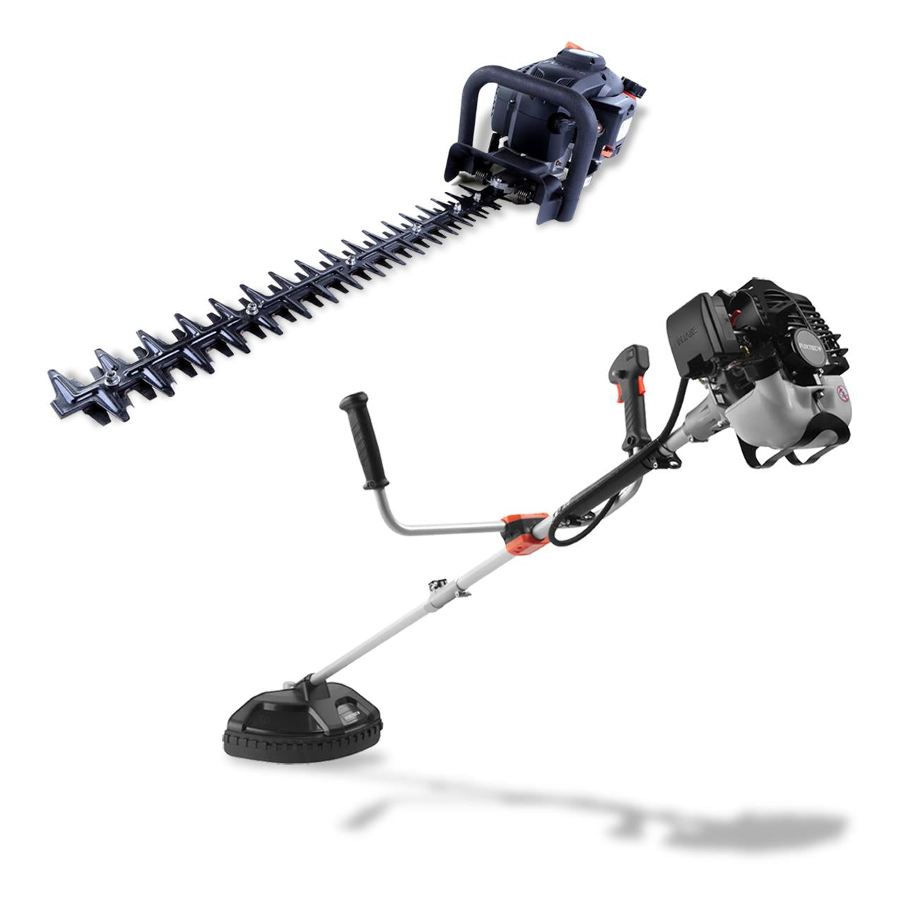 Sada krovinorezu FUXTEC FX-MS125 a benzínových nužek na živý plot FX-MH126