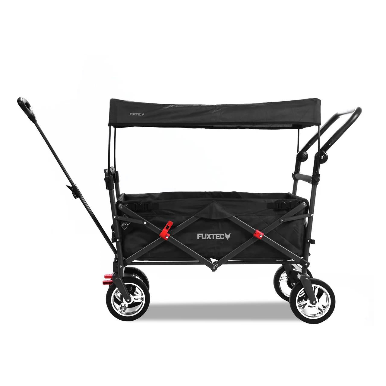 Rucný vozík FUXTEC FX-CT700 so slnecnou strieškou s UV ochranou a prídavnou rukovätou