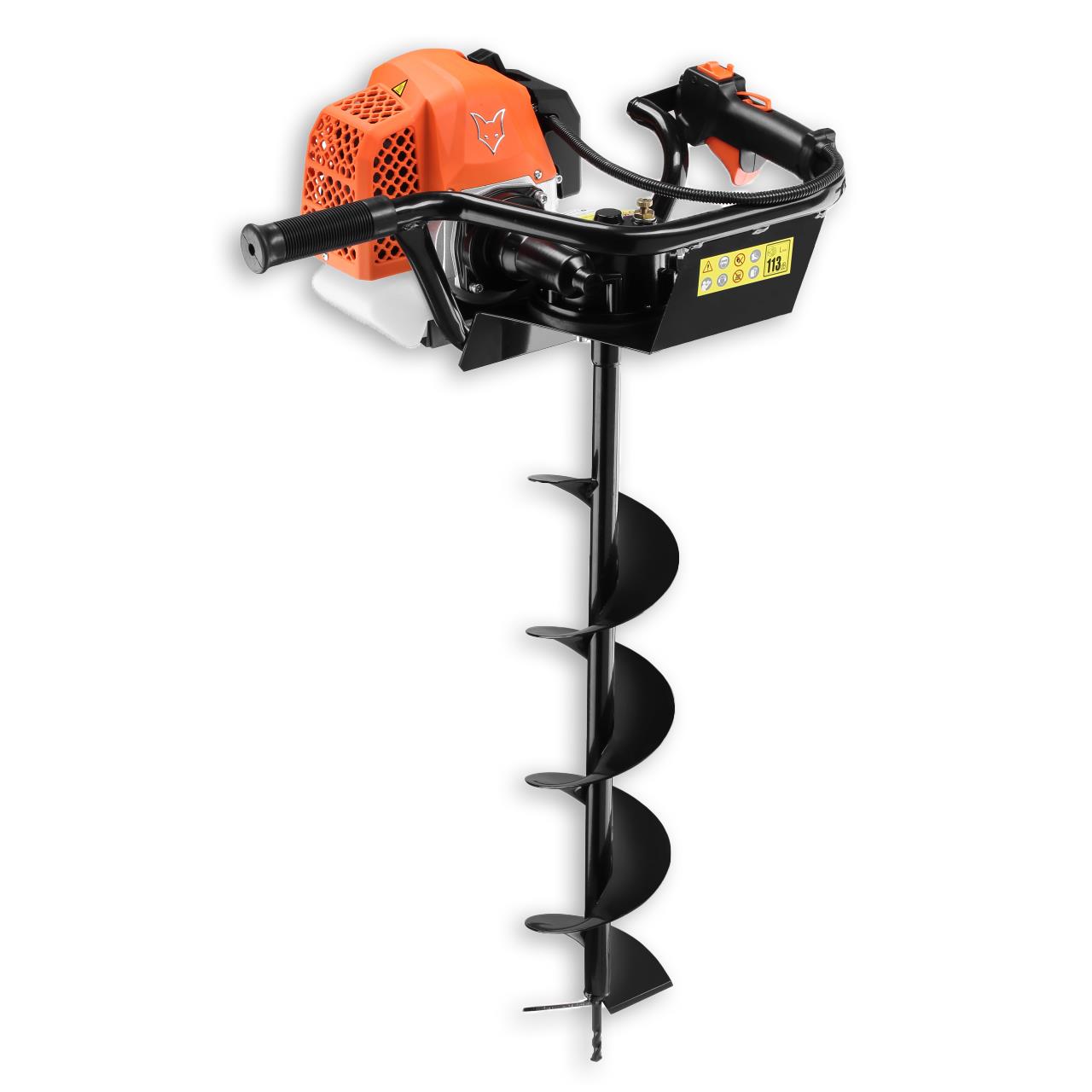 FUXTEC FX-EB162 zemný vrták vrátane 100,150,200mm nástavcov