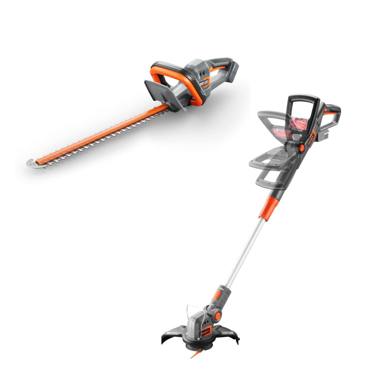 Zahradní sada FUXTEC 20V FX-20VSET5 pro vyžínac trávy a nužky na živý plot