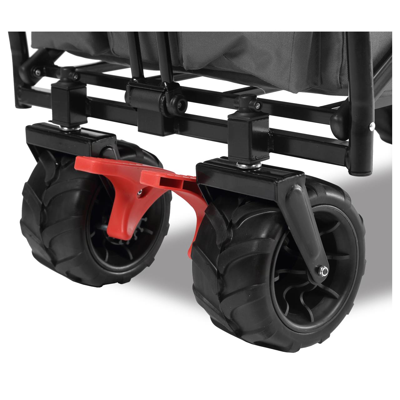 Plážový vozík FUXTEC FX-CTB800 se slunecní stríškou chránenou proti UV zárení, rukojetí a vnitrním rozšírením