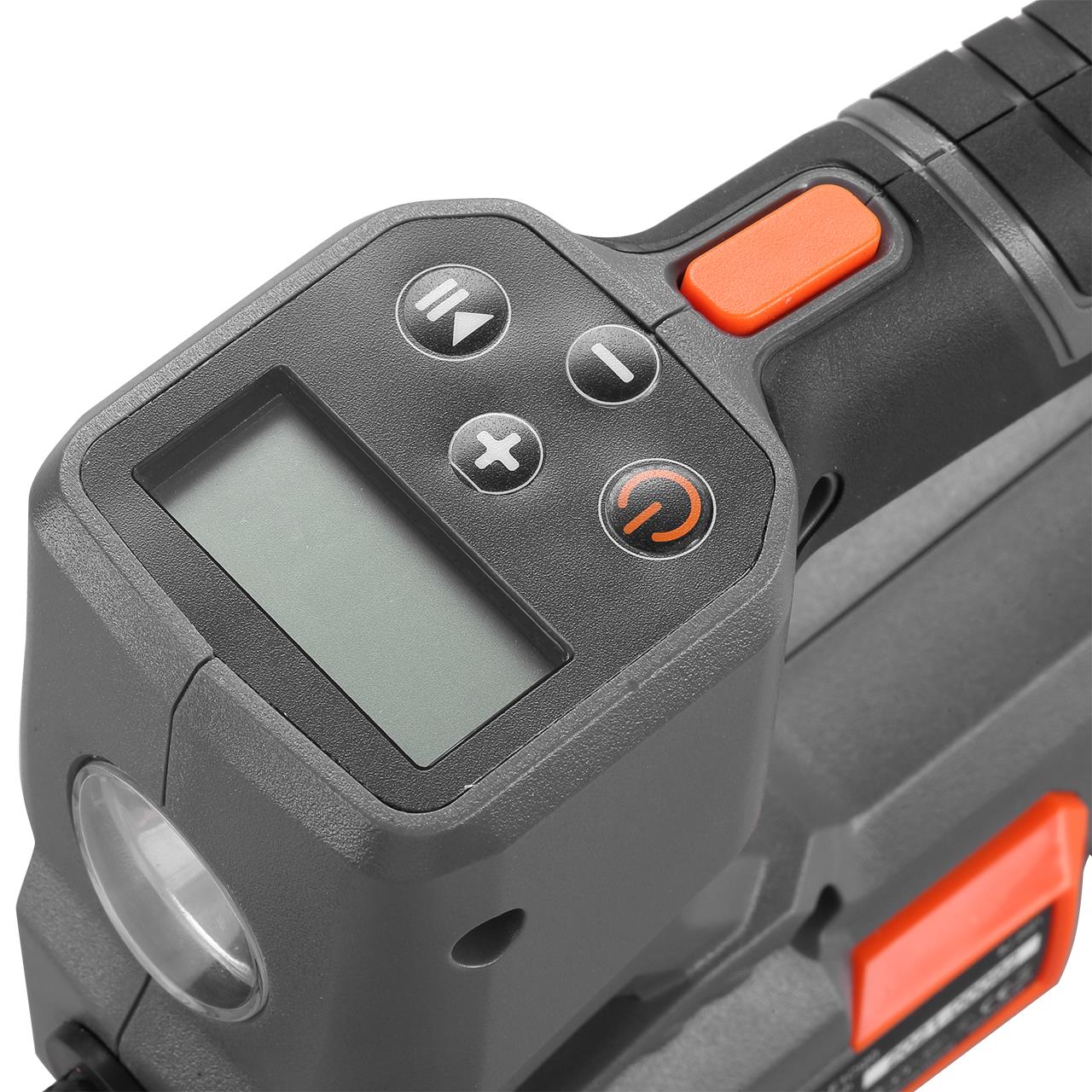 FUXTEC 20V batériový kompresor FX-E1CI20 SET s 1 x batériou 2Ah, 1 x nabíjackou 1A