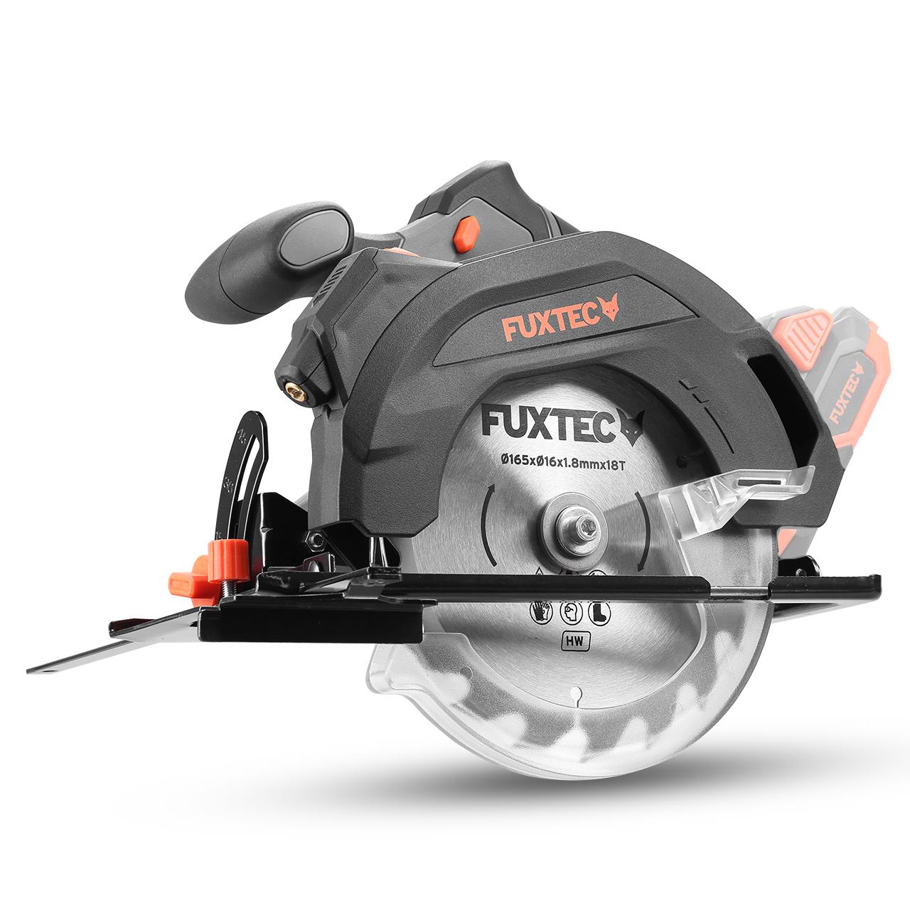 Akumulátorová okružní pila FUXTEC 20V FX-E1CS20 bez akumulátoru, bez nabíjecky