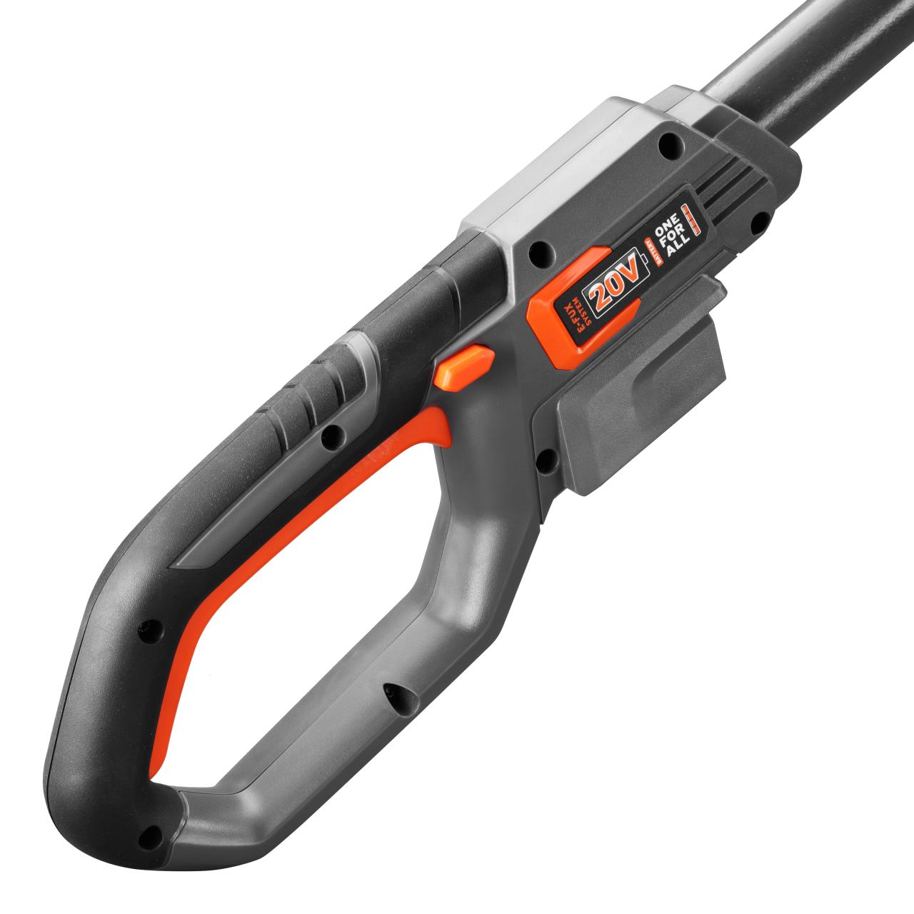 20V akumulátorový tycový vyžínac FUXTEC FX-E1HE20 bez akumulátora, bez nabíjacky