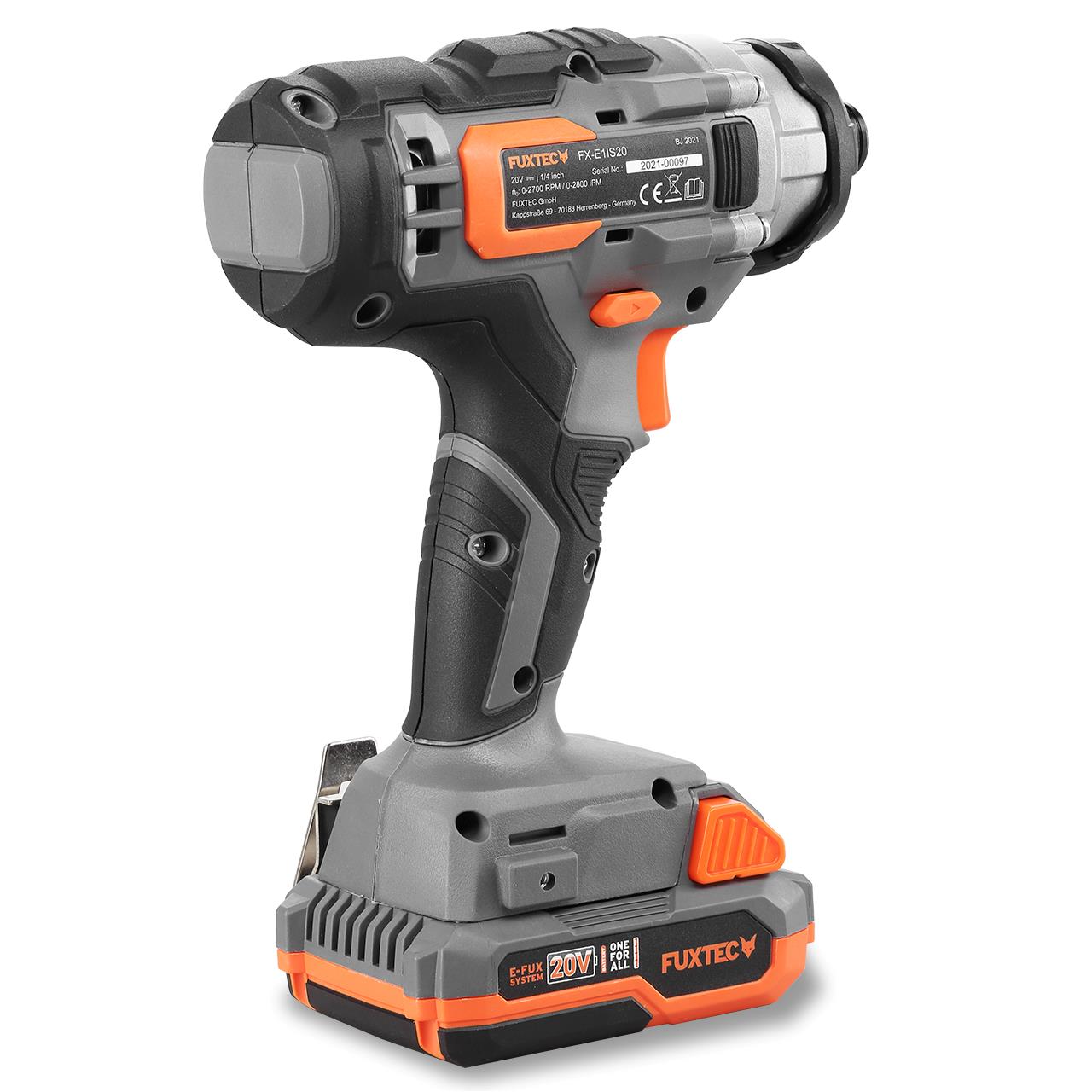 Akumulátorová príklepová vrtacka FUXTEC 20V FX-E1IS20 SET s 1 x akumulátorom 2Ah, 1 x nabíjackou 1A