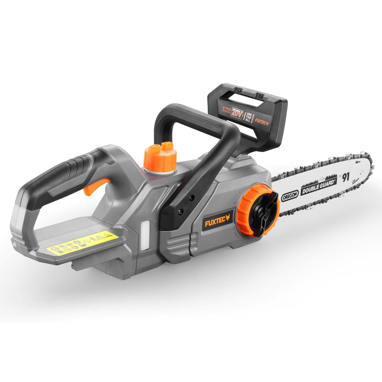 Akumulátorová retazová píla FUXTEC 20V FX-E1KS20 bez akumulátora, bez nabíjacky