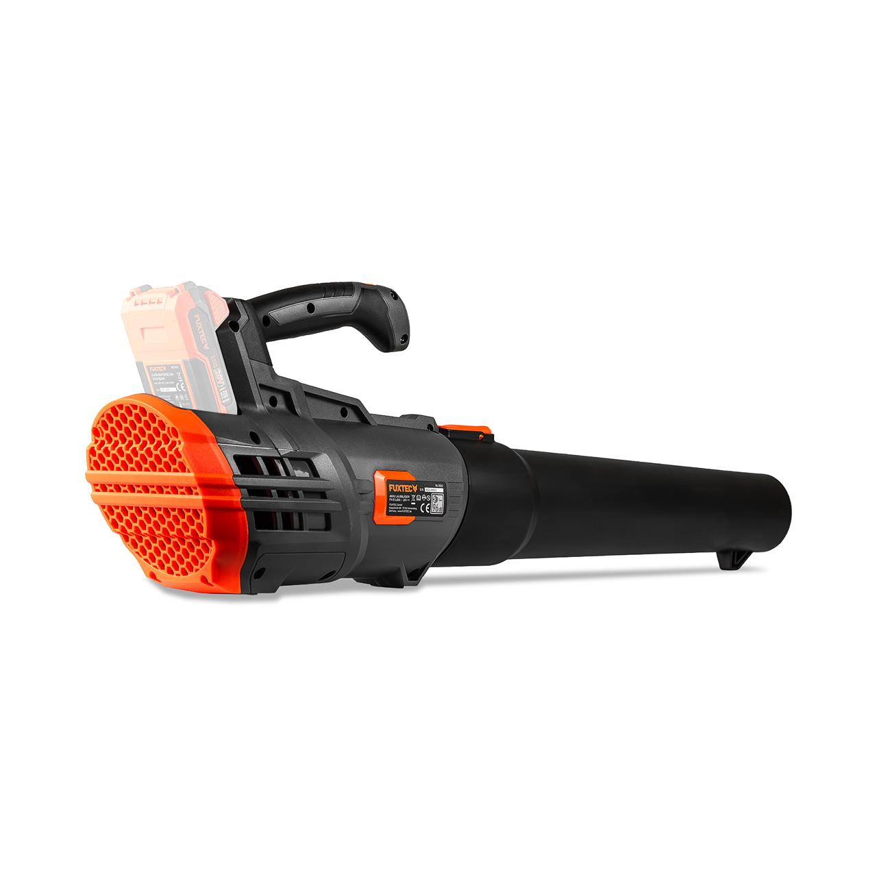 20V akumulátorový fukár na lístie FUXTEC FX-E1LB20 bez akumulátora, bez nabíjacky