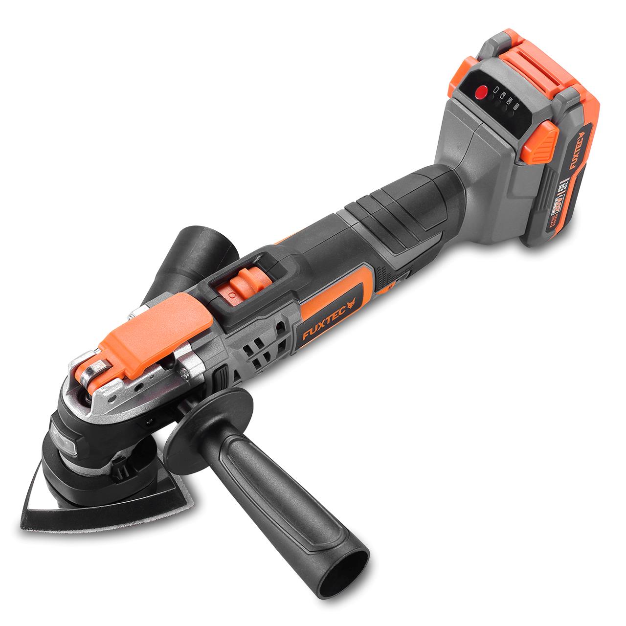 FUXTEC 20V akumulátorové multifunkcní náradí FX-E1MT20 SET s 1 x akumulátorem 2Ah, 1 x nabíjeckou 1A