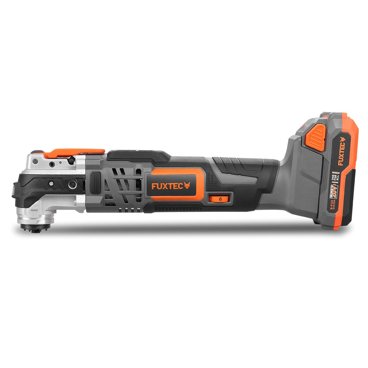 FUXTEC 20V akumulátorové multifunkcní náradí FX-E1MT20 SET s 1 x akumulátorem 2Ah, 1 x nabíjeckou 1A