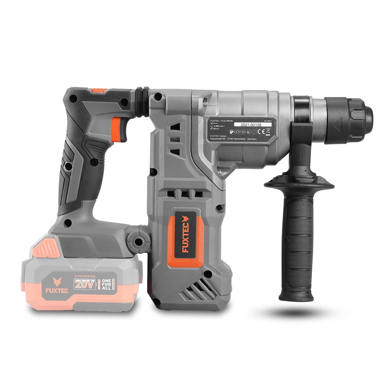 Akumulátorové vrtací kladivo FUXTEC 20V FX-E1RH20 bez akumulátoru, bez nabíjecky
