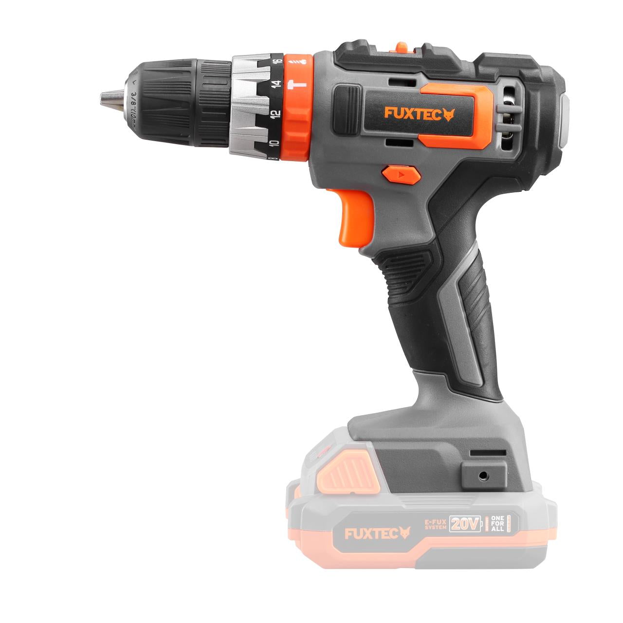 Akumulátorová príklepová vrtacka FUXTEC 20V FX-E1SBS20 bez akumulátoru, bez nabíjecky