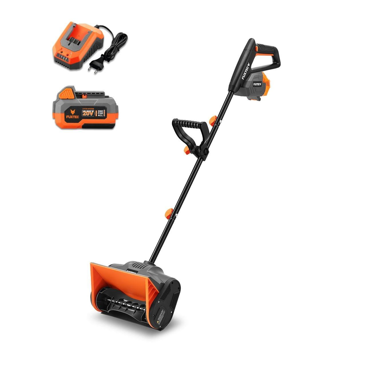 Akumulátorová snehová fréza FUXTEC FX-E1SCH20SET vrátane batérie a nabíjacky