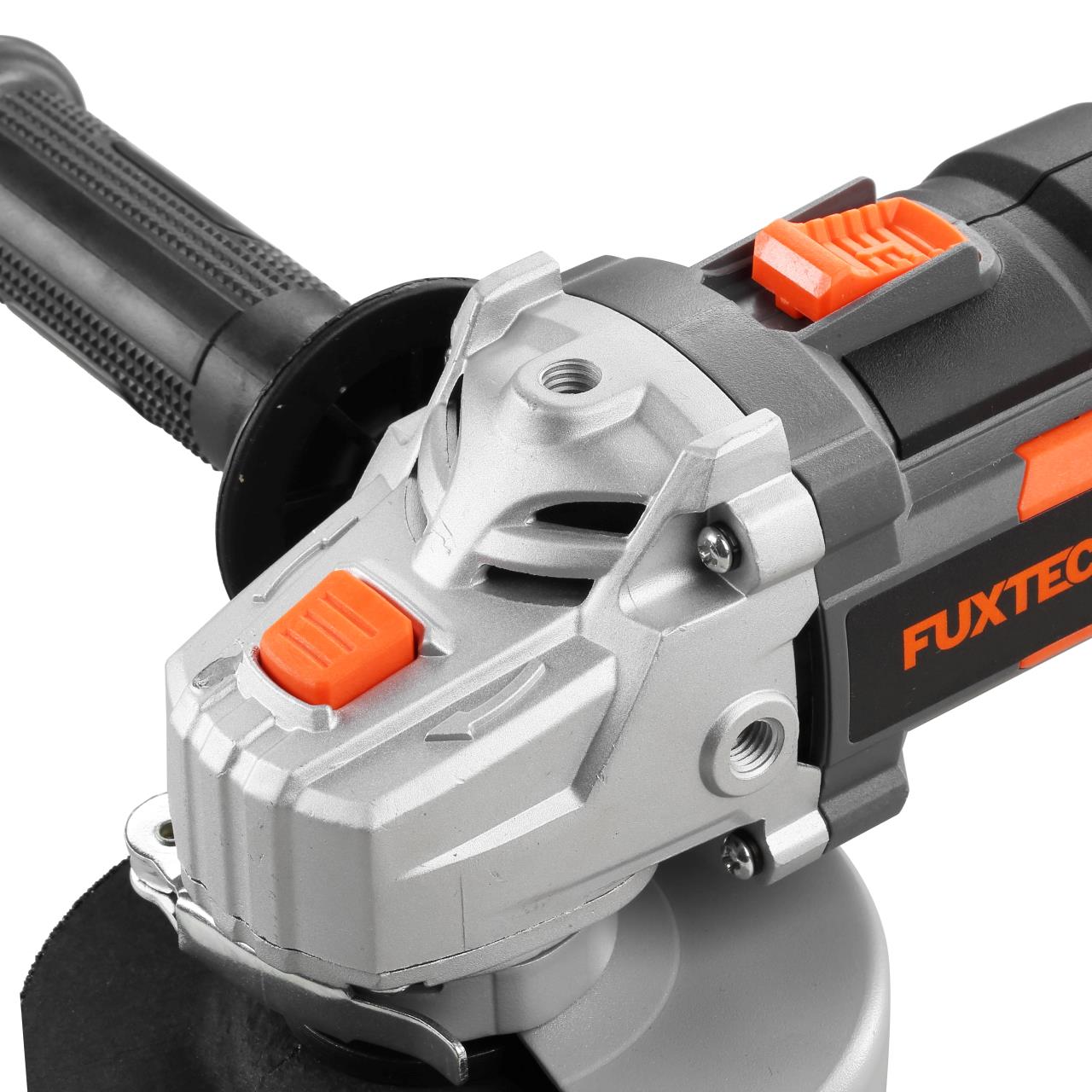 20V akumulátorová úhlová bruska FX-E1WS20 FUXTEC - s 2Ah baterií a 2,4A nabíjeckou
