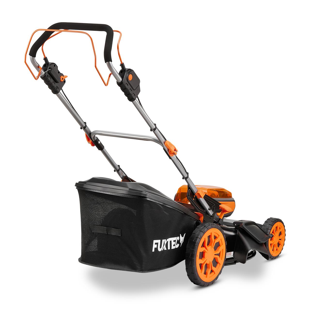 Akku Rasenmäher FX-E2RM46PRO SET mit flexiblem Antrieb