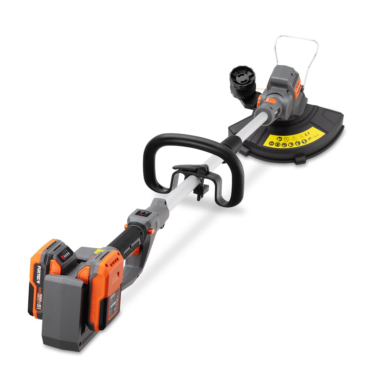 Akku Rasentrimmer FX-E2RTSET inkl. 2x 2Ah Akkus und 1x Doppel-Ladegerät 2,4A