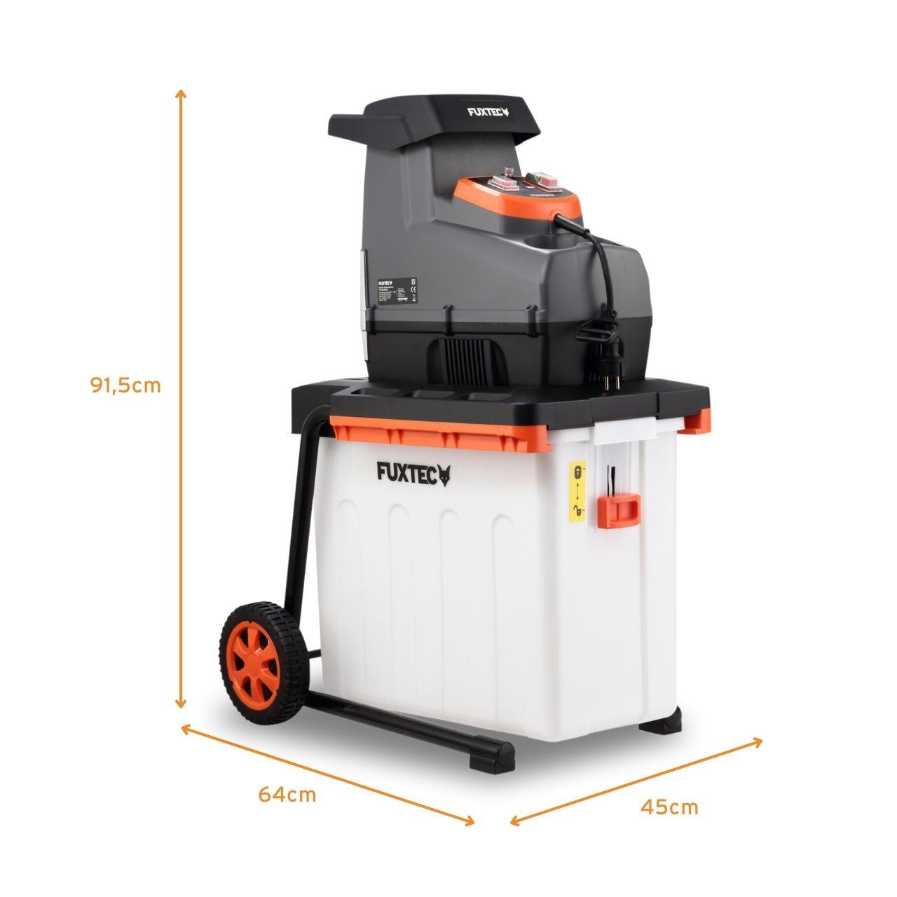 Elektrický záhradný drvic FUXTEC FX-EGH2800B