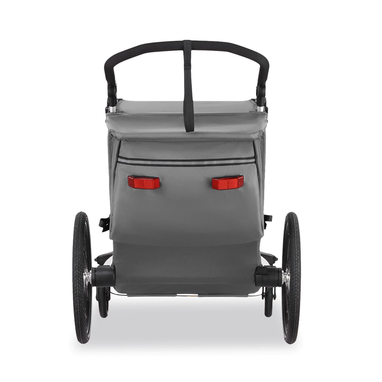 FUXTEC prívesný vozík za bicykel / jogger FX-FA1-SET-GRAY s jogger kolesom