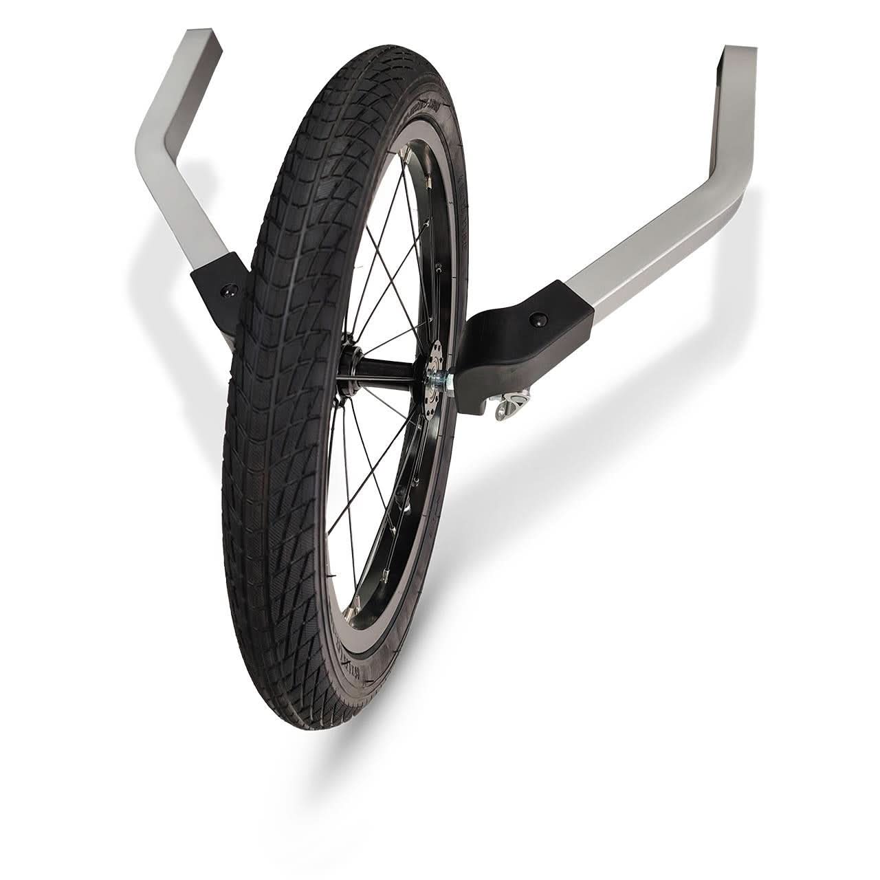 FUXTEC Fahrradanhänger/Jogger Einsitzer FX-FA1S-SET mit Jogger-Rad