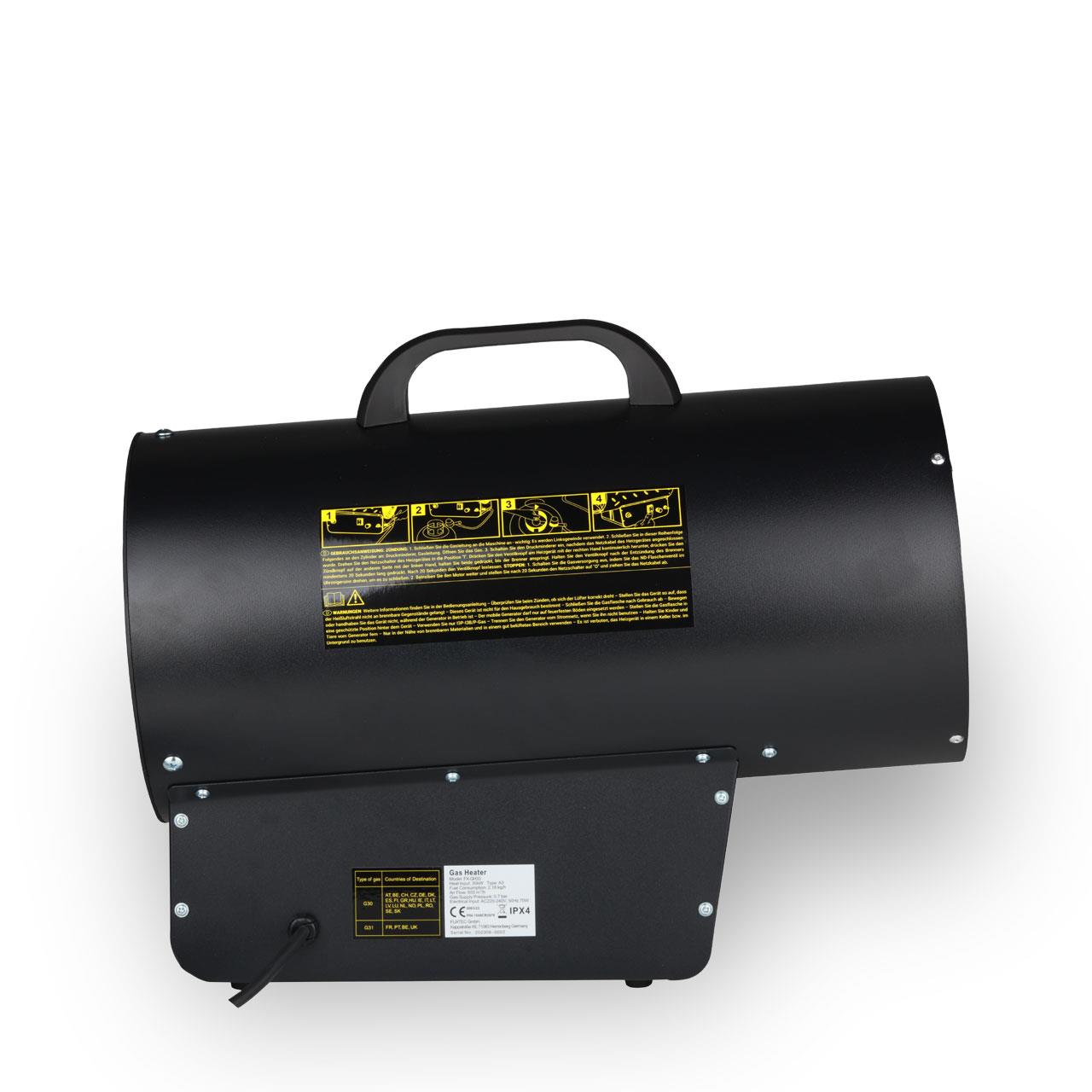 Plynový ohrievac FUXTEC GH33 - výkonný 30 kW