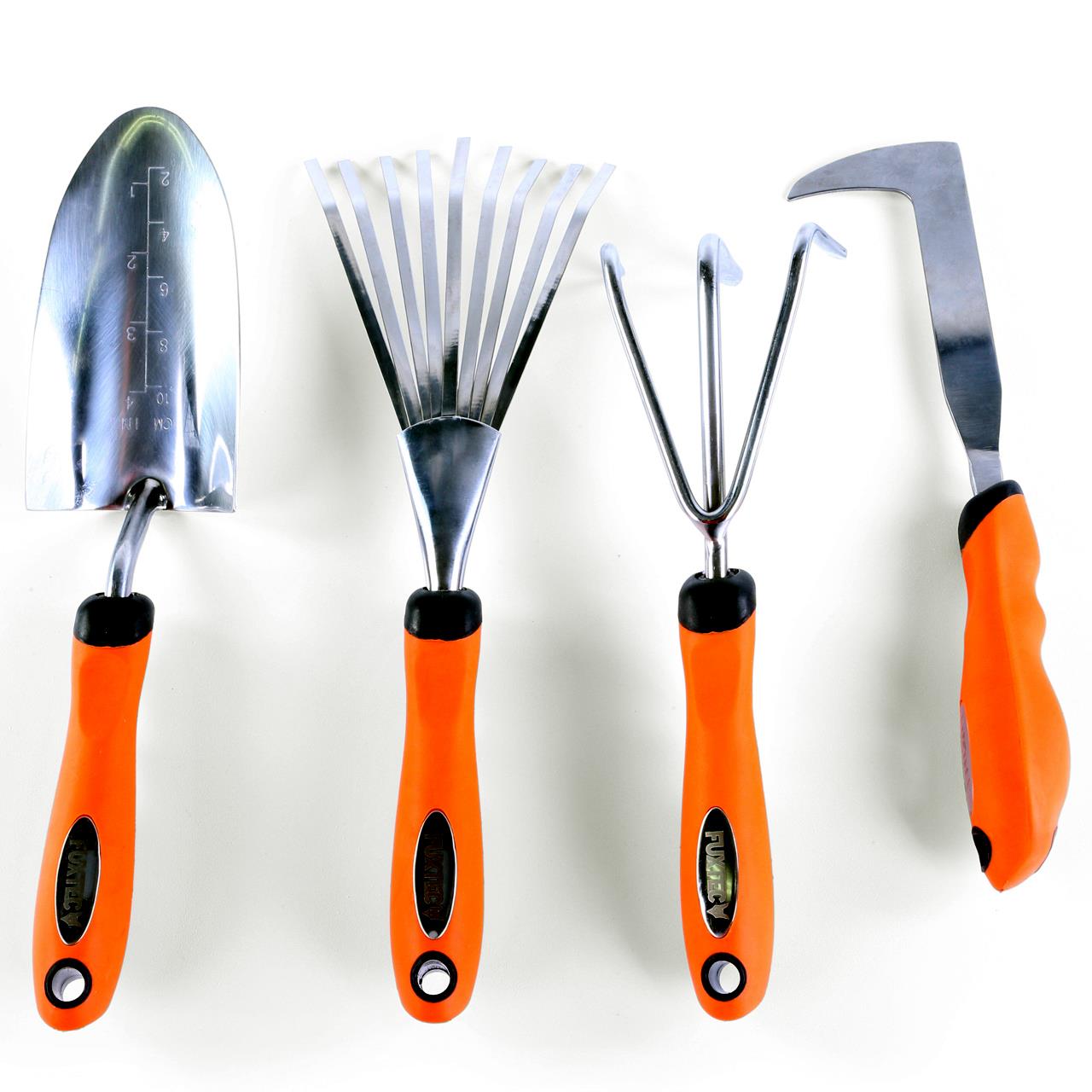 Sada 4 kusu prémiového rucního zahradního náradí FUXTEC