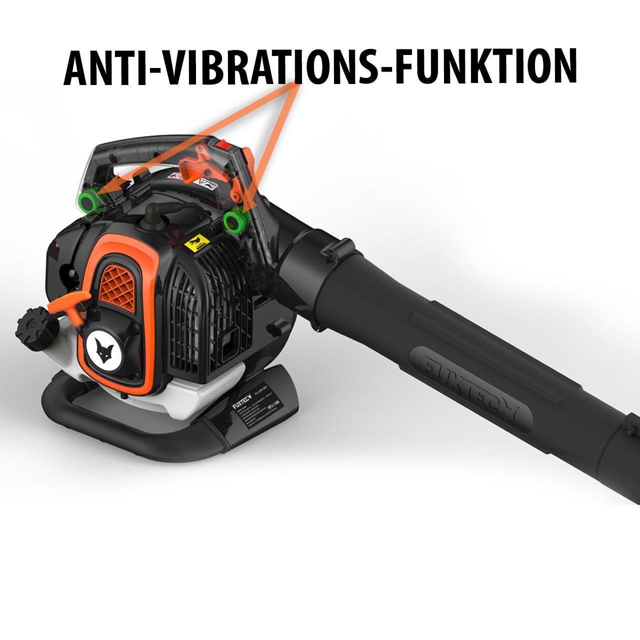 FUXTEC FX-LBS126P 3v1 profesionální vysavac listí/foukac listí a drtic listí