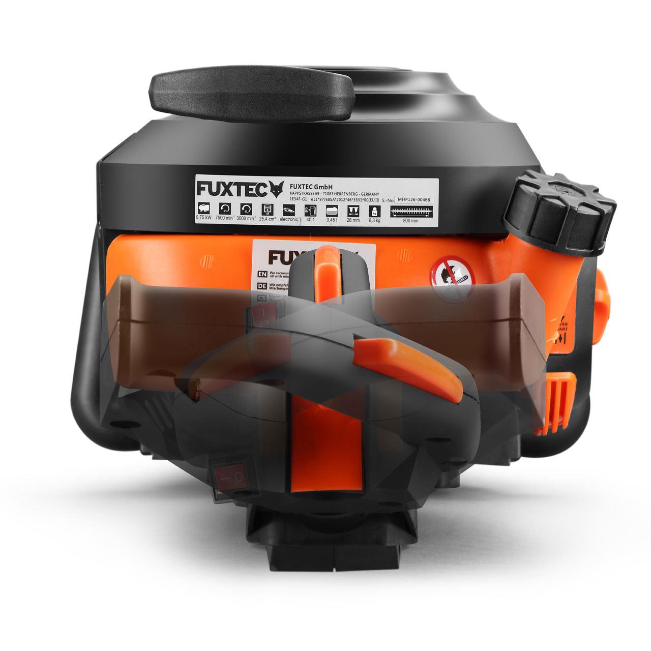 Profesionálne nožnice na živý plot FUXTEC FX-MHP126 s nožom XXL