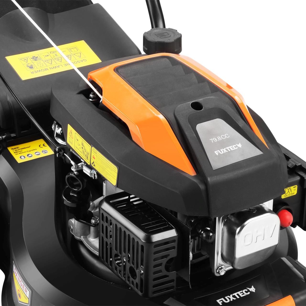 Svazková benzínová sekacka FUXTEC FX-RM4180 a benzínový krovinorez FX-MS125