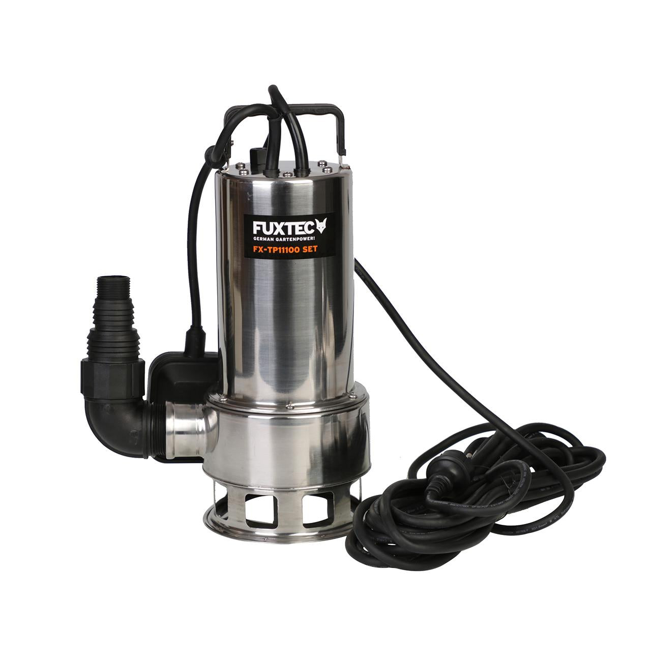 Ponorné cerpadlo FUXTEC - cerpadlo na odpadní vodu FX-TP11000 INOX (nerezová ocel) - 1100 Watt