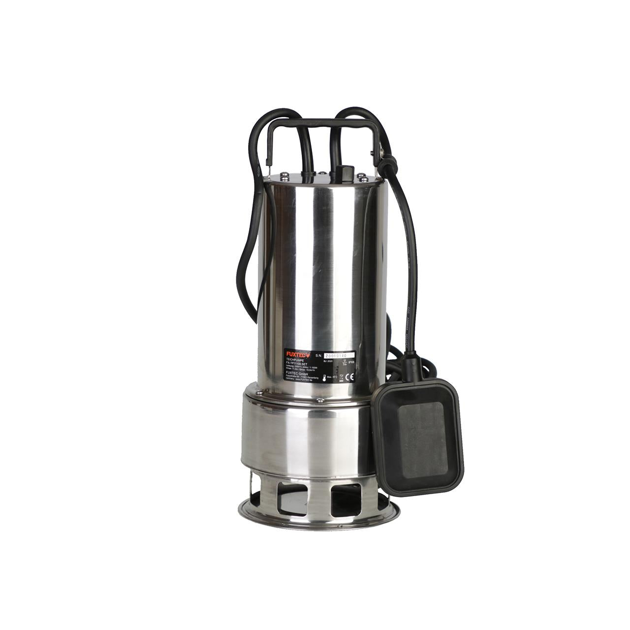 Ponorné cerpadlo FUXTEC - cerpadlo na odpadní vodu FX-TP11000 INOX (nerezová ocel) - 1100 Watt