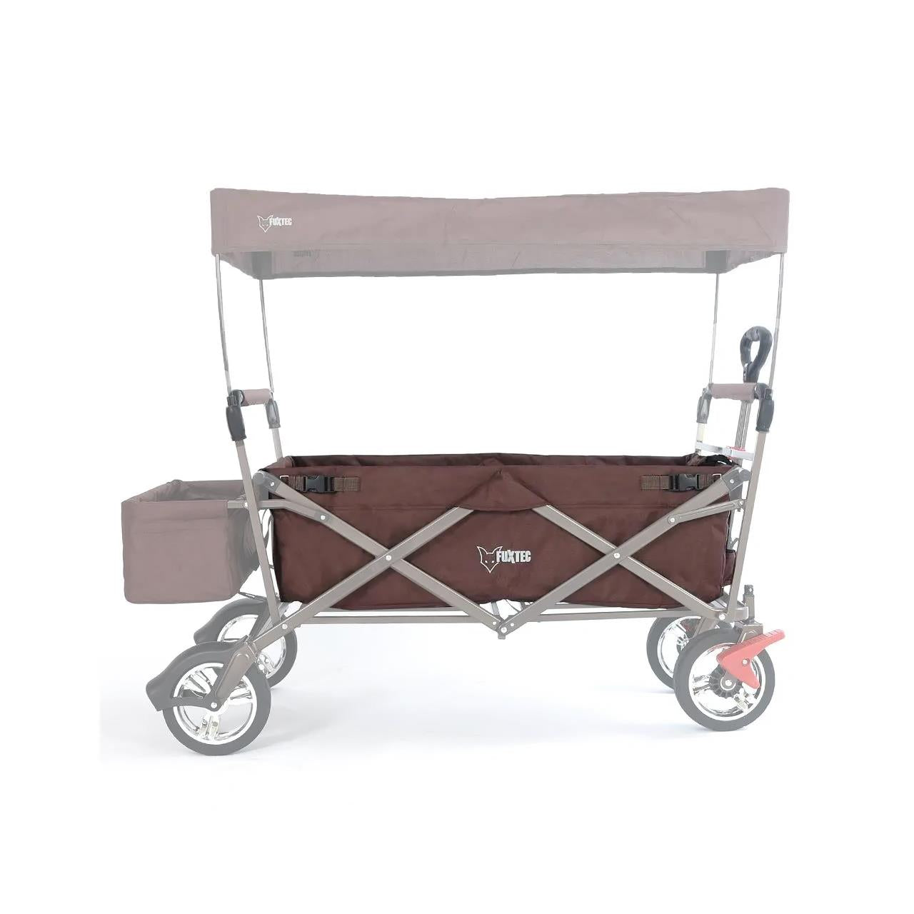 Látkový potah sedadla pre rucný vozík CT-500 / JW76C v hnedej farbe