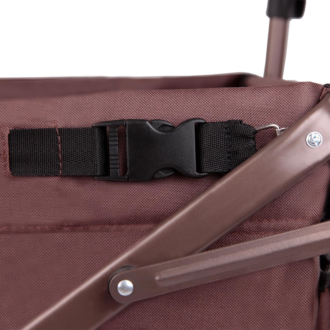 Rucný vozík FUXTEC FX-CT800 so slnecnou strieškou s UV ochranou, tlacnou rukovätou a vnútorným rozšírením