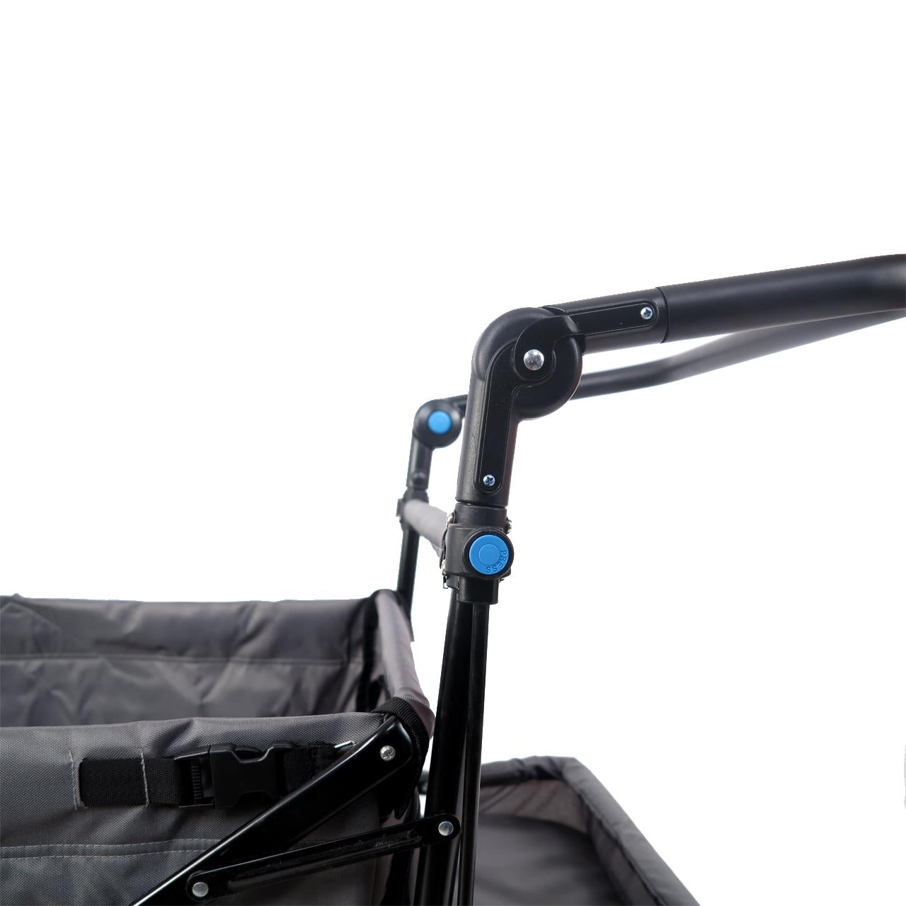 Rucný vozík FUXTEC FX-CT800 so slnecnou strieškou s UV ochranou, tlacnou rukovätou a vnútorným rozšírením