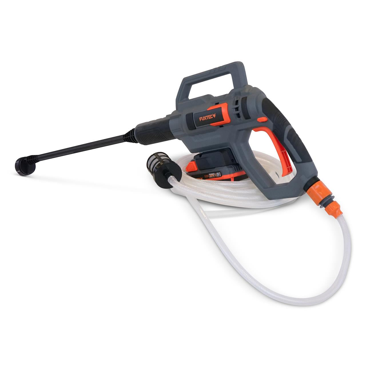 FUXTEC 20V akumulátorový vysokotlakový cistic FX-E1HDR20 SET s 1 x batériou 2Ah, 1 x nabíjackou 1A