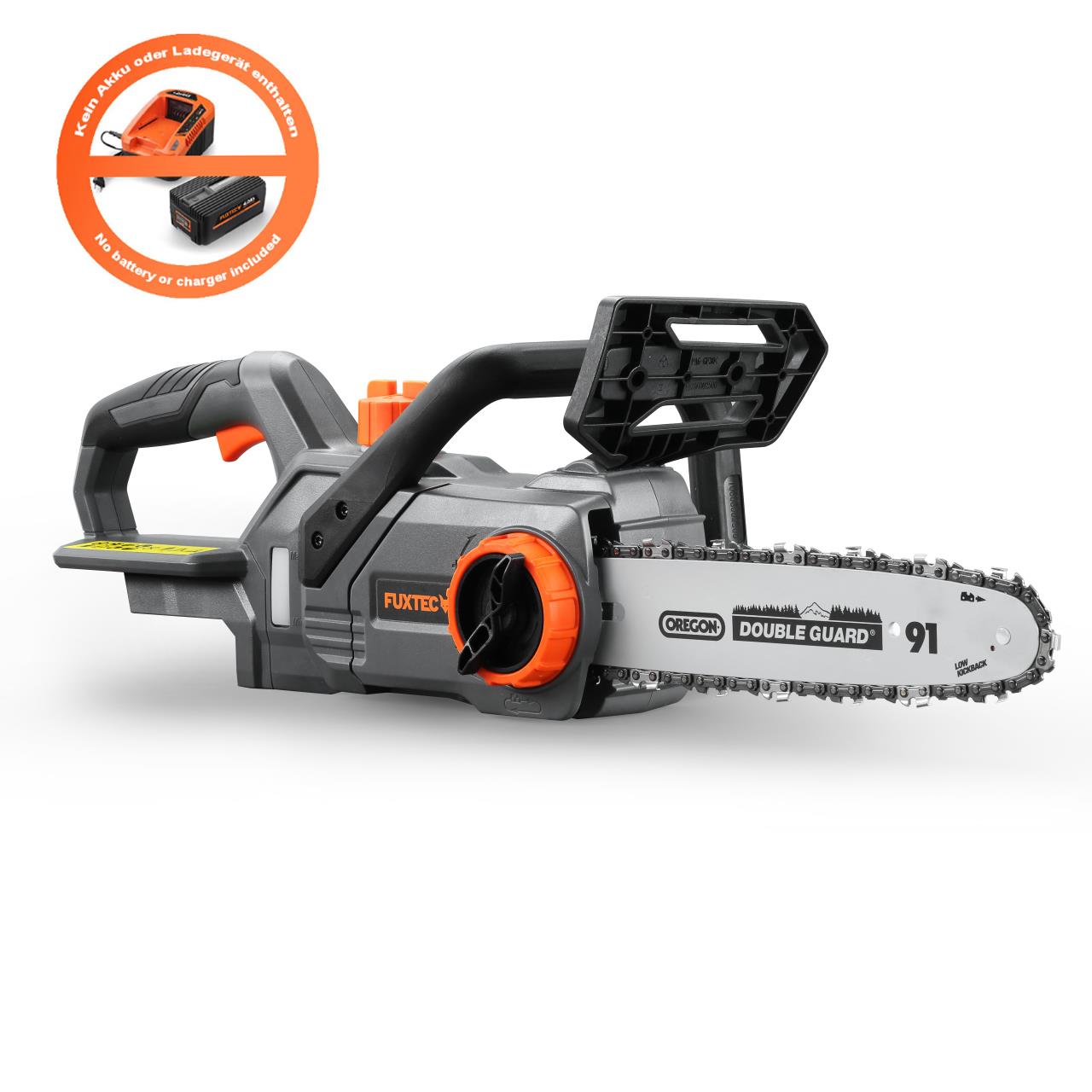 Akumulátorová retazová píla FUXTEC 20V FX-E1KS20 bez akumulátora, bez nabíjacky