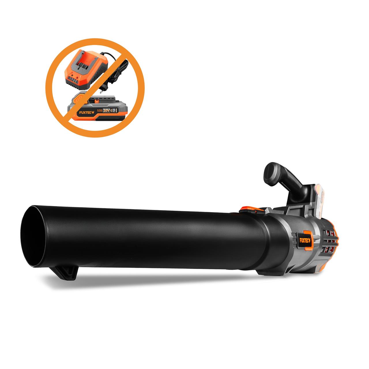 20V akumulátorový fukár na lístie FUXTEC FX-E1LB20 bez akumulátora, bez nabíjacky