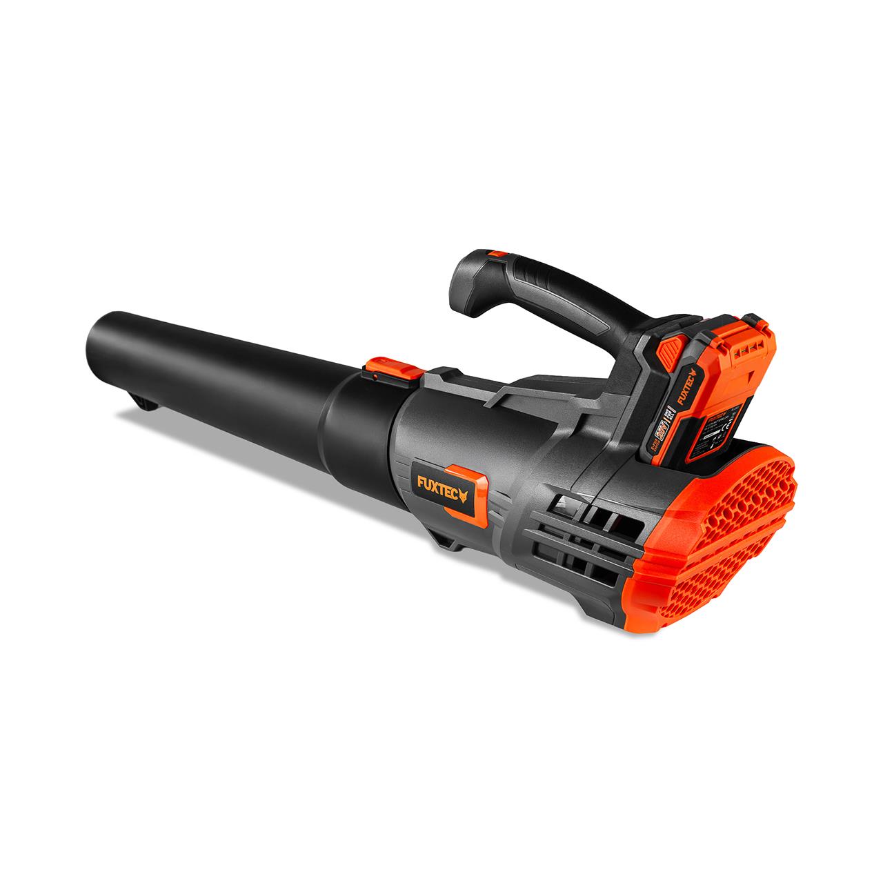 FUXTEC 20V Akku Laubbläser FX-E1LB20 SET 3 mit 1 x Akku 4Ah, 1 x Ladegerät 1A