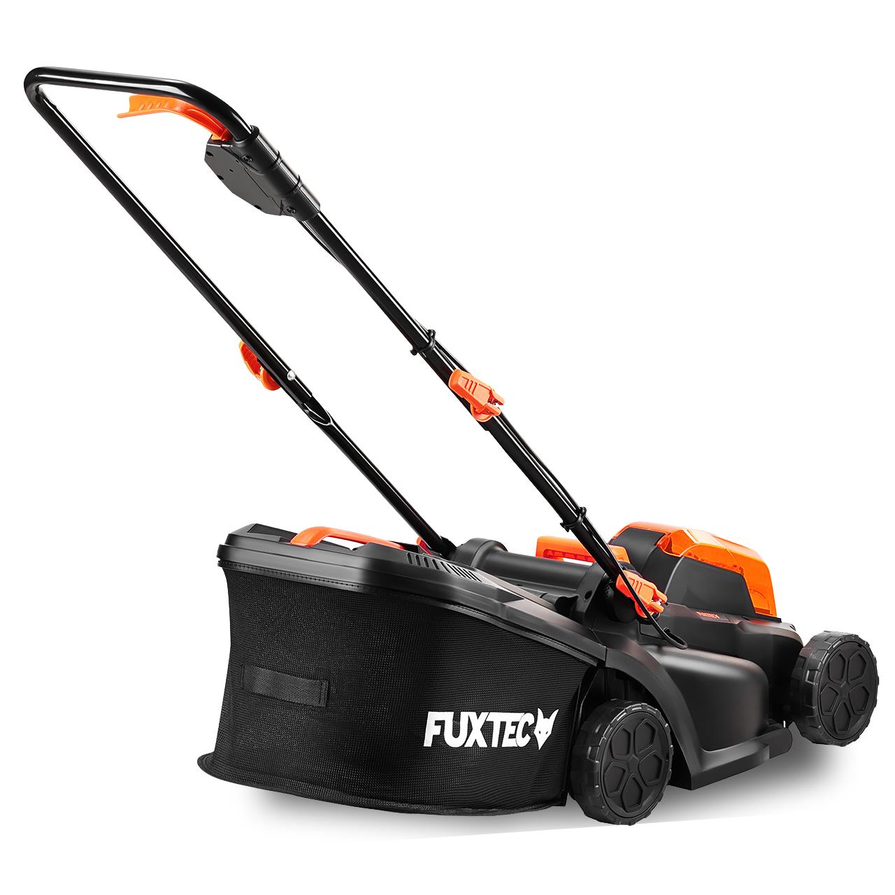 Akumulátorová záhradná súprava FUXTEC FX-E1RM20-Set 40V (2x20V) &amp; FX-E1RT20 20V