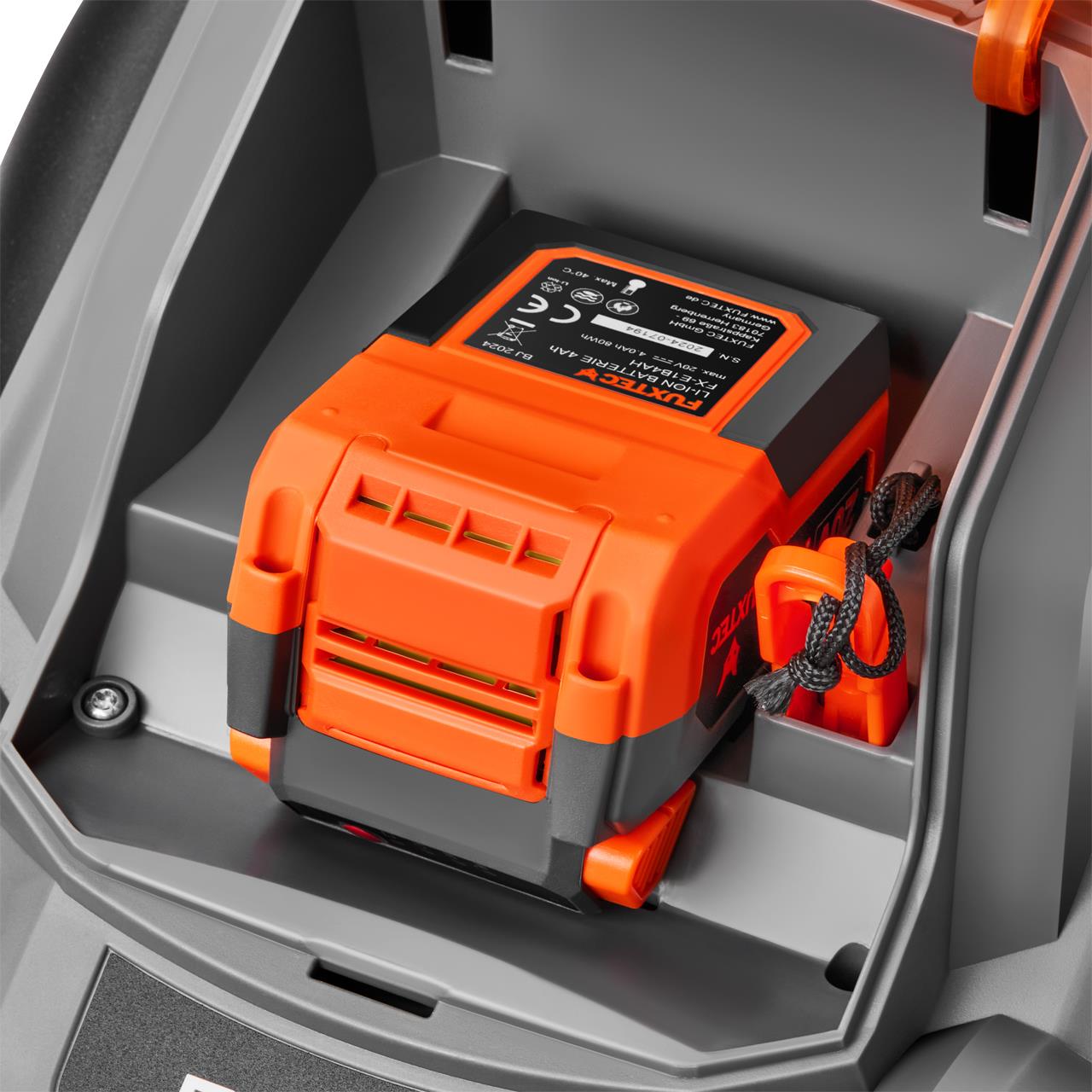 Akumulátorová sekacka FUXTEC 20V FX-E1RM20ECO bez akumulátoru, bez nabíjecky