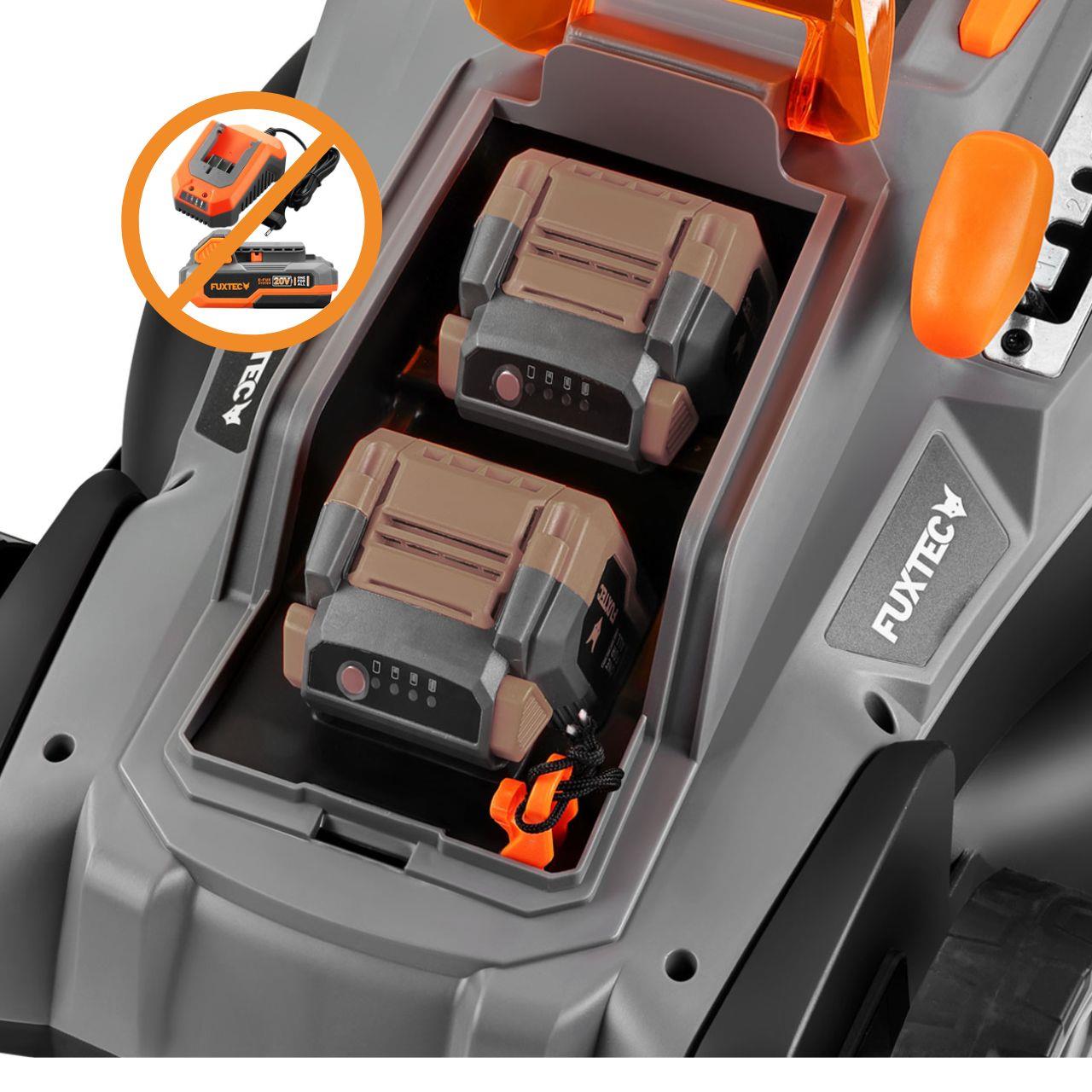 Akumulátorová kosacka FUXTEC 40 V FX-E2RM37 bez akumulátora a nabíjacky