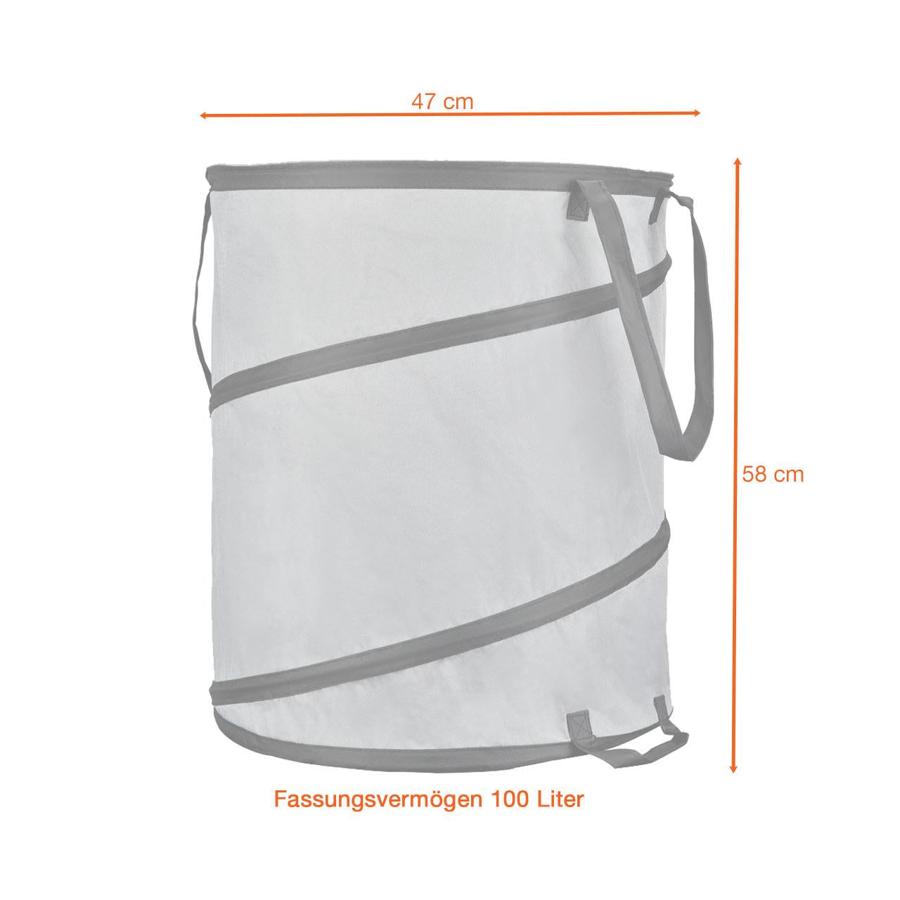 Kôš na záhradný odpad FUXTEC FX-GB100 sada 3 ks