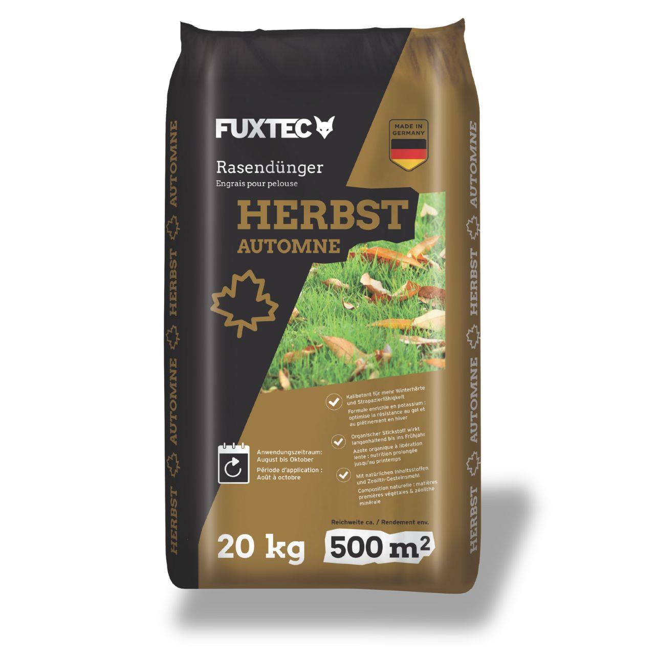 Podzimní hnojivo FUXTEC FX-RDH20 20 kg na 500 m²