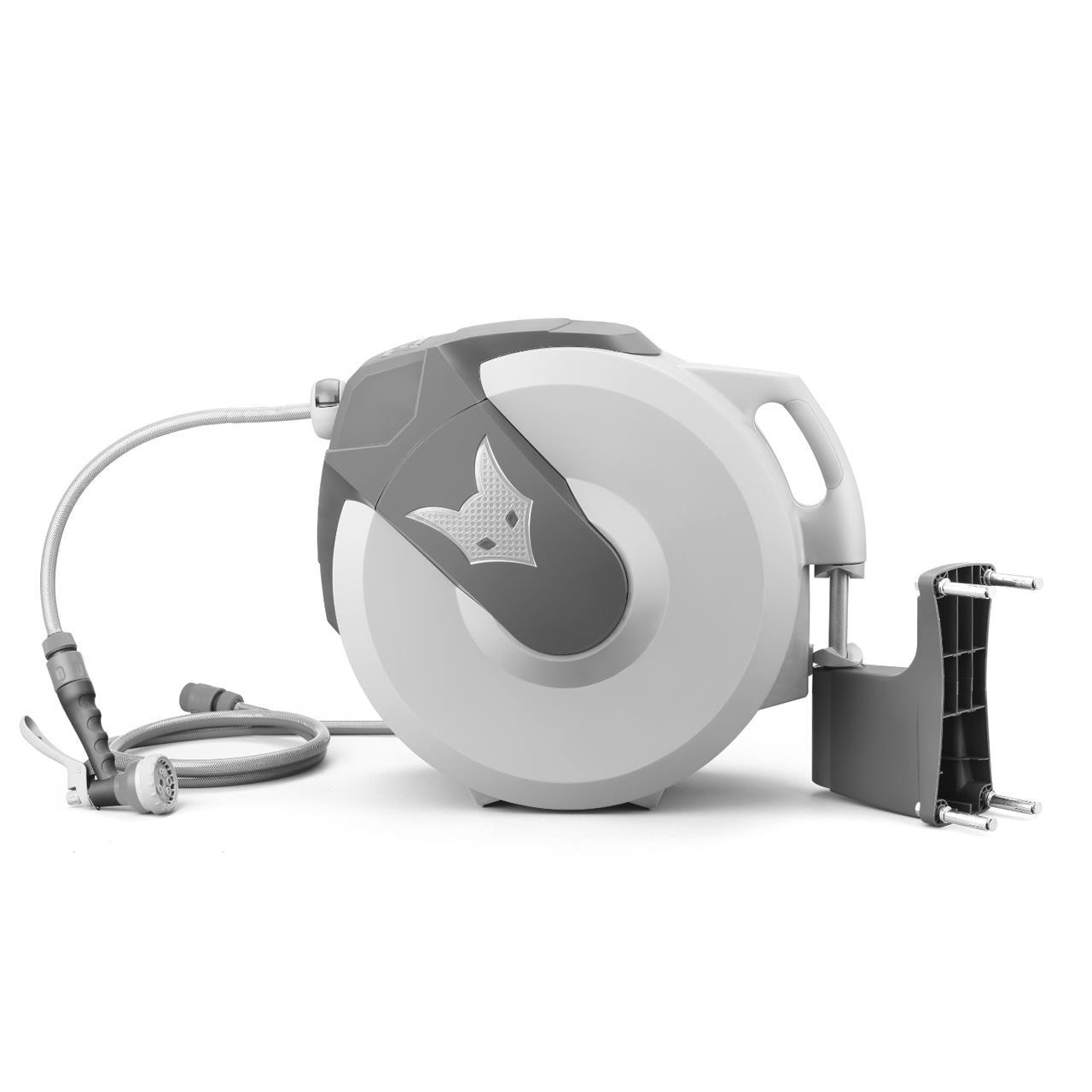 FUXTEC navijak na vodnú hadicu 20 m okrúhly FX-WSA20G sivý